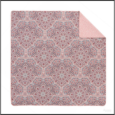 3-Piece King Boho Floral Reversible Quilt