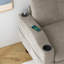 Canapé convertible convertible en L avec repose-pieds et rangement-288953995