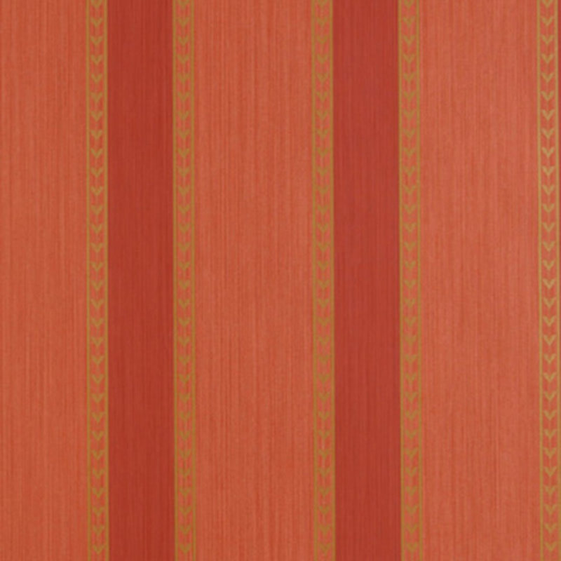 Lansdowne Strie Stripe Wallpaper, Coral