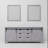 Marsyas 80 in W x 22 in D Double Bath Vanity and 30 in Mirrors-113388993-113388994