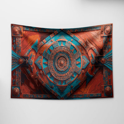 Southwestern Patterns Southwestern Aztec 227 Wall Tapestry