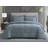 Washed Microfiber 7-Pieces Honeycomb Comforter Set with Sheets-233380299-209390782