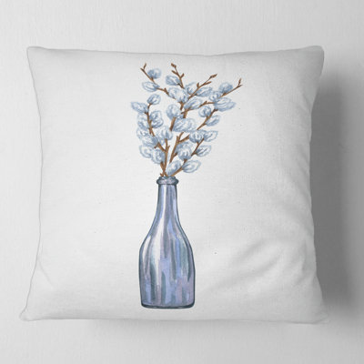 Floral Throw Pillow