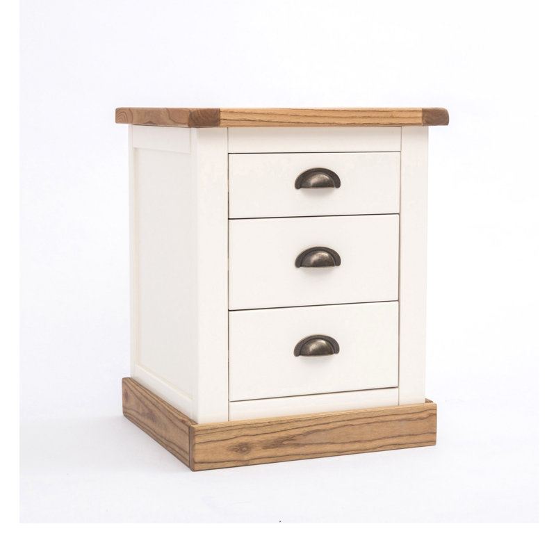 Jax 45cm W Solid + Manufactured Wood Bedside Table
