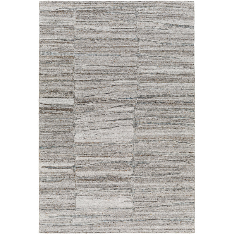 Handmade Hand Tufted Performance Gray Rug, Rectangle 10' x 14'