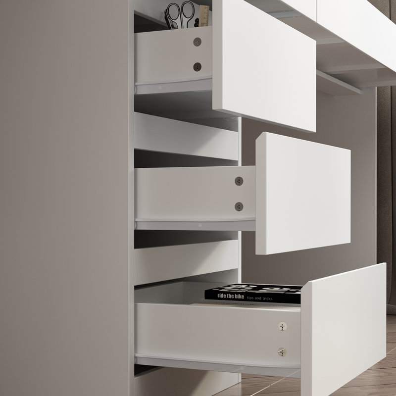 Beritan 94.5"W Desk with Hutch