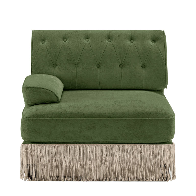 Canapé en velours LSF - Vert