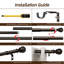 Tringle à rideaux ajustable robuste de 1 po avec embouts sphériques Danikah-1174407924-1170985193