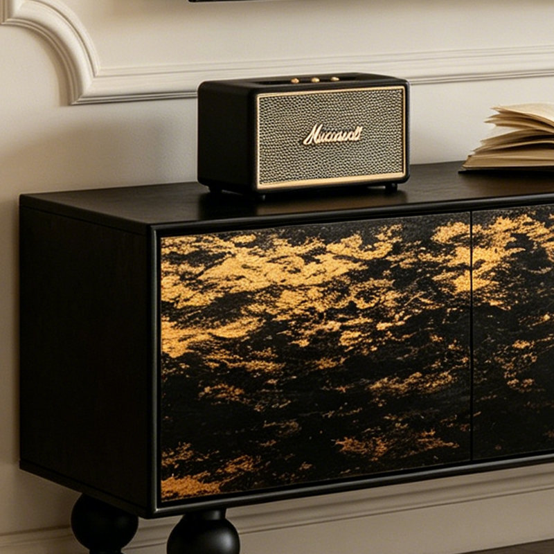 Meuble télé avec rangement Luxury, 23.62"H x 70.86"L x 15.74"W