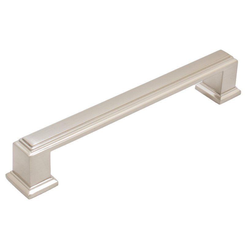 Metropolis Cabinet 5.05" Bar Pull, Satin Nickel