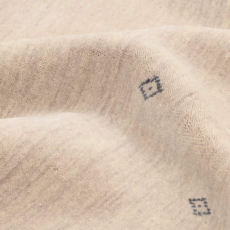 Simi Hand Knotted Cotton/Wool Southwestern Area Rug, Rectangle 3' x 5', Light Camel