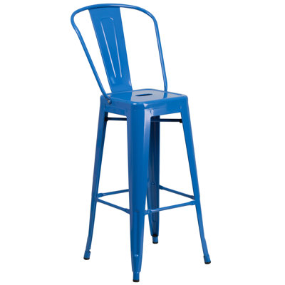 Genece Metal 3-Piece Indoor and Outdoor Bar Set