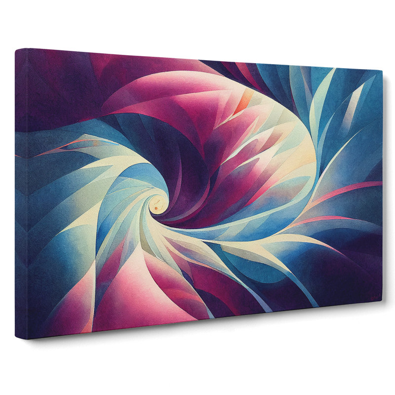 Supreme Abstract Fractals - Wrapped Canvas, 50cm H x 76cm W x 3cm D