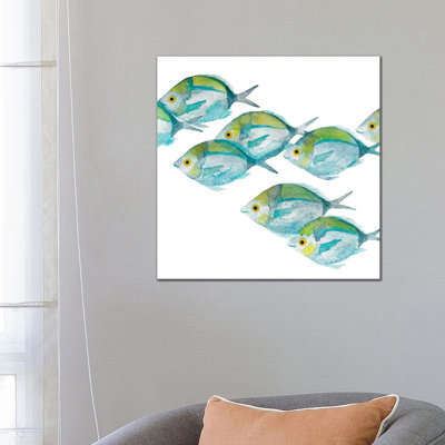 Fishes - Wrapped Canvas Painting