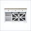 Buffet coulissant avec porte de grange en métal et tablettes réglables-356845215