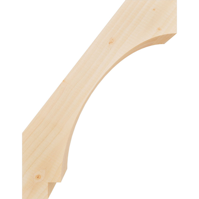 Attelle impériale du genou, Sapin de Douglas, H 18 po x l 3,5 po x P 14 po, Lisse