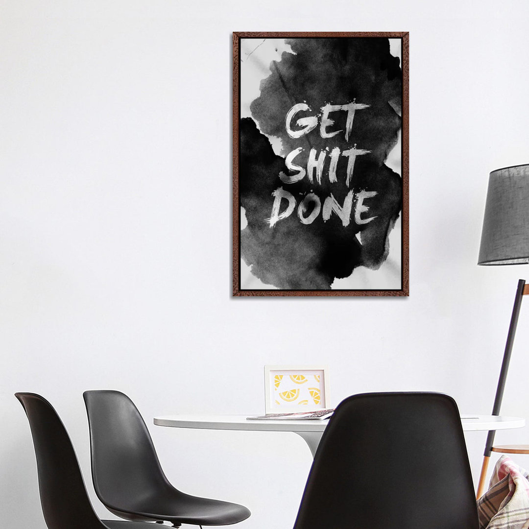 Get Done von Stoian Hitrov - Galerie-verpackte Leinwand Giclée auf Leinwand