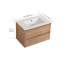Ensemble de meuble-lavabo mural simple 30 po Ashbik