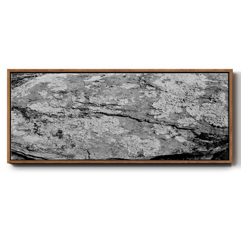 Found Textures XVI- Framed Canvas, 8" H x 20" W
