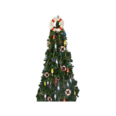 Décoration d’arbre de noël blanc sauvetage surmatelas