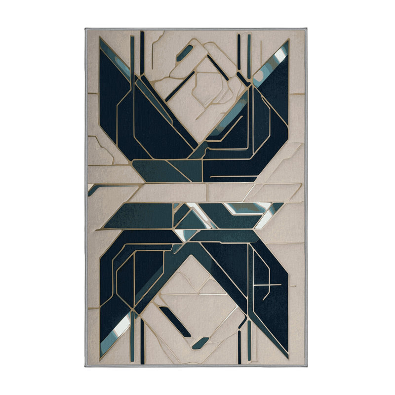 Stellar Harmony Rug, Rectangle 3' x 5'