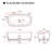 51'' Freestanding Orange Solid - Surface Soaker Tub With Overflow, Slow Heat Dissipation, Easy Installation Soaking Bathtub, To Stains, Comfortable Bathing