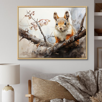 " Brown Squirrel Curious Observer III "