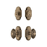 Nostalgic Warehouse Cottage Entry Set with Victorian Knob