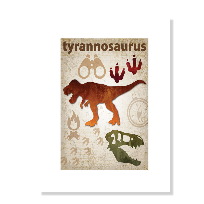 Adhésif décoratif dinosaures - 01 pi, H 16 po x l 12 po x P 1 po, Papier