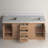 Vivian 72” Bathroom Vanity with Statuario Countertop-700059315