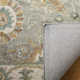 Desmondia Handmade Wool Aqua/Ivory Rug