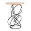 Olympus Solid Wood Top Accent Table-924003116-924003104