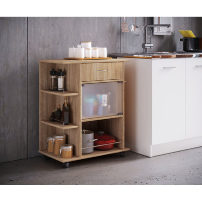 Daviston Wood Kitchen Cart