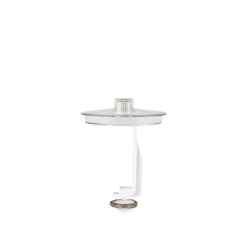 Plissé Milk Frother, White