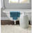 Stylish Capiz Shell Mosaic Accent Table With Drum Design, Fully Assembled, Supports 77Lbs, Ideal For Coffee Or Decorative Use