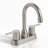 Centerset Double Handle Bathroom Faucet with Swivel Spout(Set of 2)-128613745