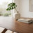 Ziva Dining Table, 3D Edges, Brown Full Solid Wood 83 Inch Rectangular