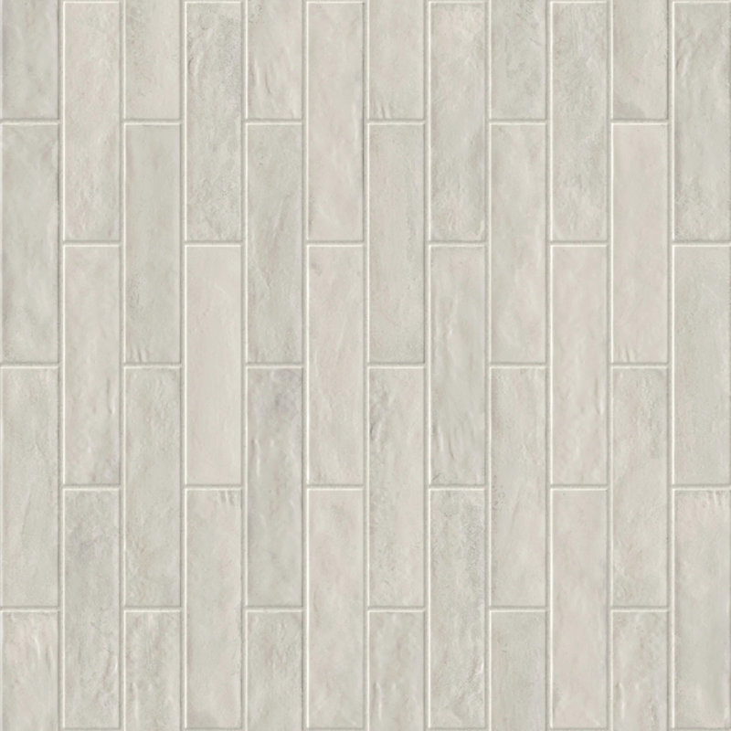 Element 3" x 12" Zellige Porcelain Tile, Moon Ivory
