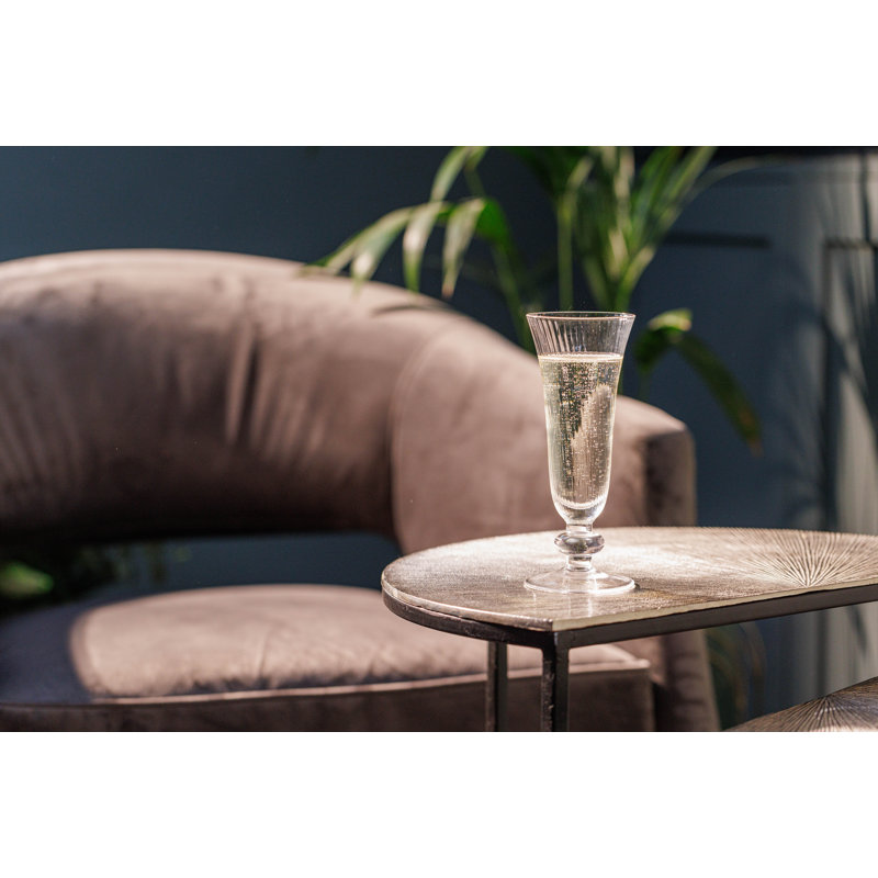 Mikasa Salerno Crystal Champagne Flute Glasses, 170ml