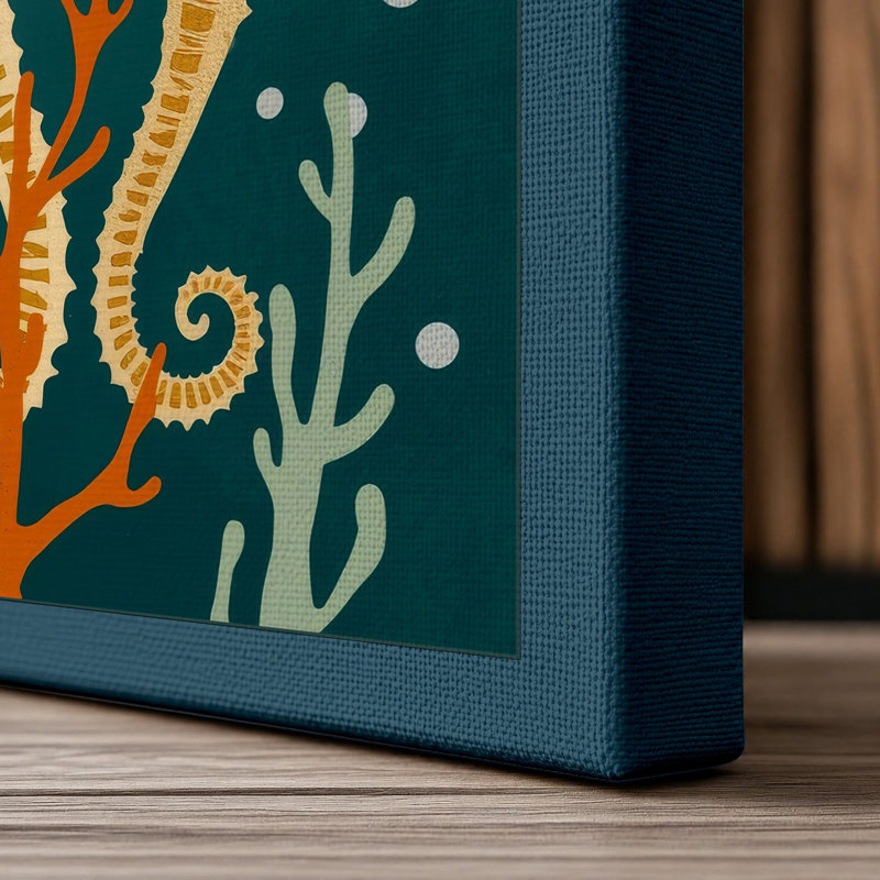 Print, 36x24 - 91.4 x 61.0 cm, Teal Border