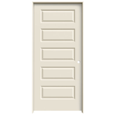 Porte standard en bois manufacturé à panneau