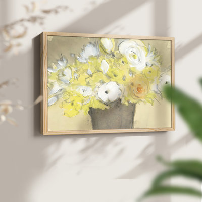 Table Bouquet II -Framed Print - Restickable