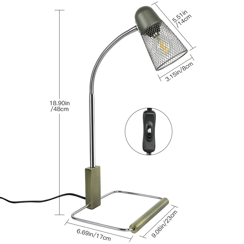 Metal USB Table Lamp