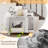 Modern Cat Litter Box Enclosure With Cat Scratching Board, Hidden Cat Litter Box Furniture Storage Cabinet-1353222173