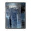 «Blue Meets Gray Abstract Art II», décoration murale moderne et contemporaine sur toile