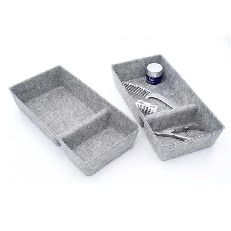 Ensemble de rangement H 3,1 po x l 6,1 po x P 12,6 po Anadi, gris