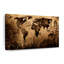 «Old Landmark World Map», reproduction sur toile-253719237