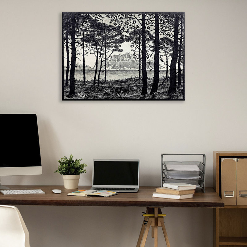 Pineta of Calvi Corsica by M.C.Escher Gallery Wrapped Canvas, 17" H x 24" W