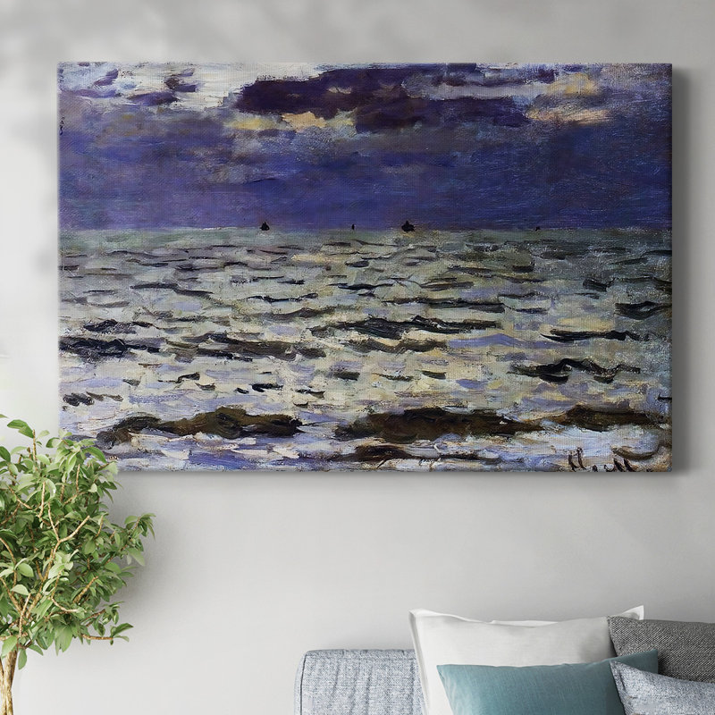 Seascape, 1866-Gallery Wrapped Canvas, 12" H x 18" W
