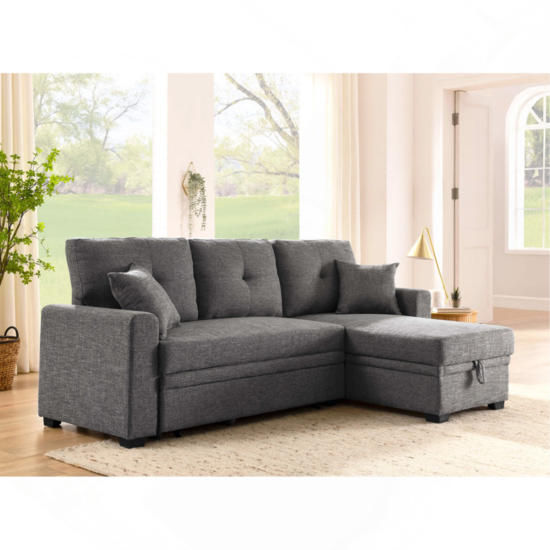 Modular Sleeper Sectional Sofa With Storage